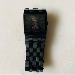 NWOT black metal Nixon watch - women
